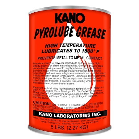 Kroil 5 Lb. Pyrolube High Temperature Lubricant, Grease PG5P3